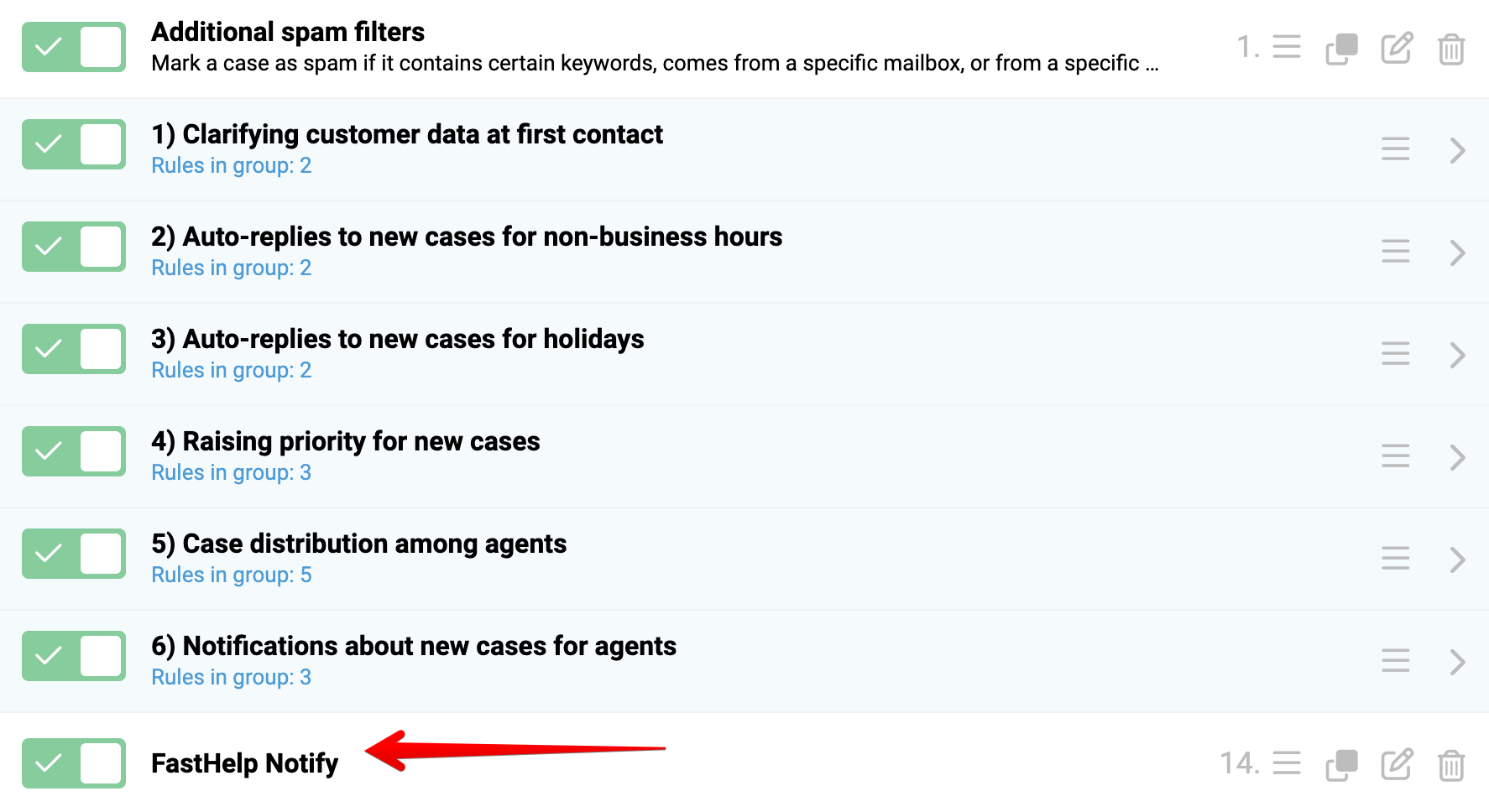 omnidesk active rule